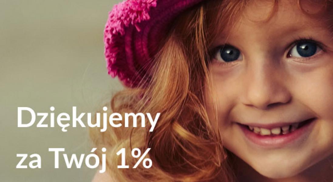 ZDROWIE I UŚMIECH PODOPIECZNYCH ZA  1% PODATKU, DZIĘKUJEMY!