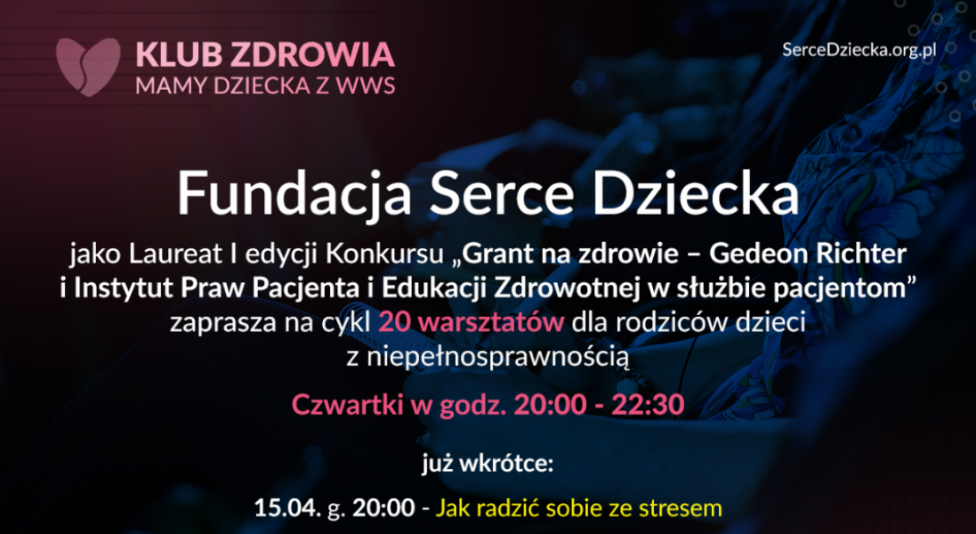 Zgłoś się już dziś na warsztat - Jak radzić sobie ze stresem